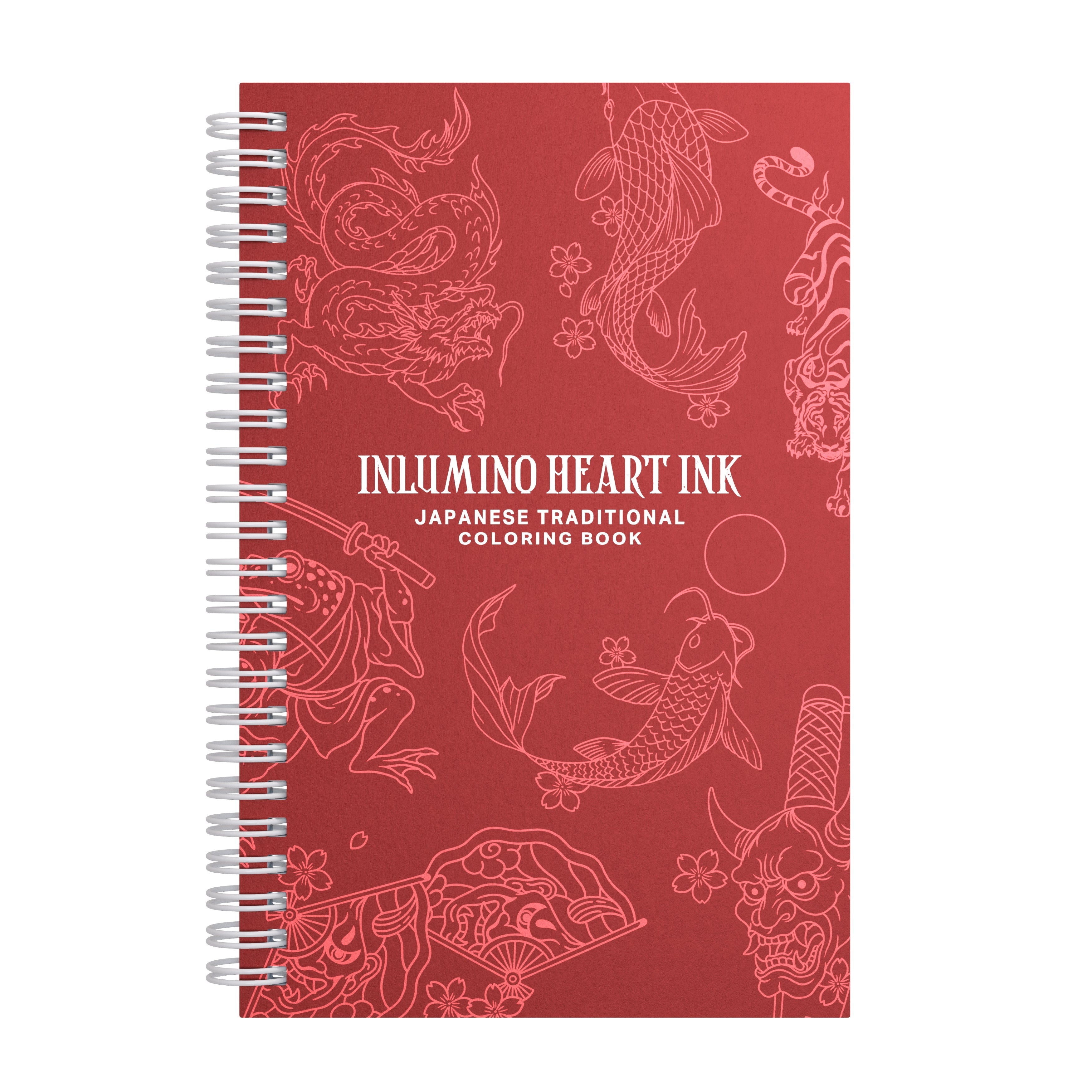 Livro de Colorir com Arte Japonesa Tradicional